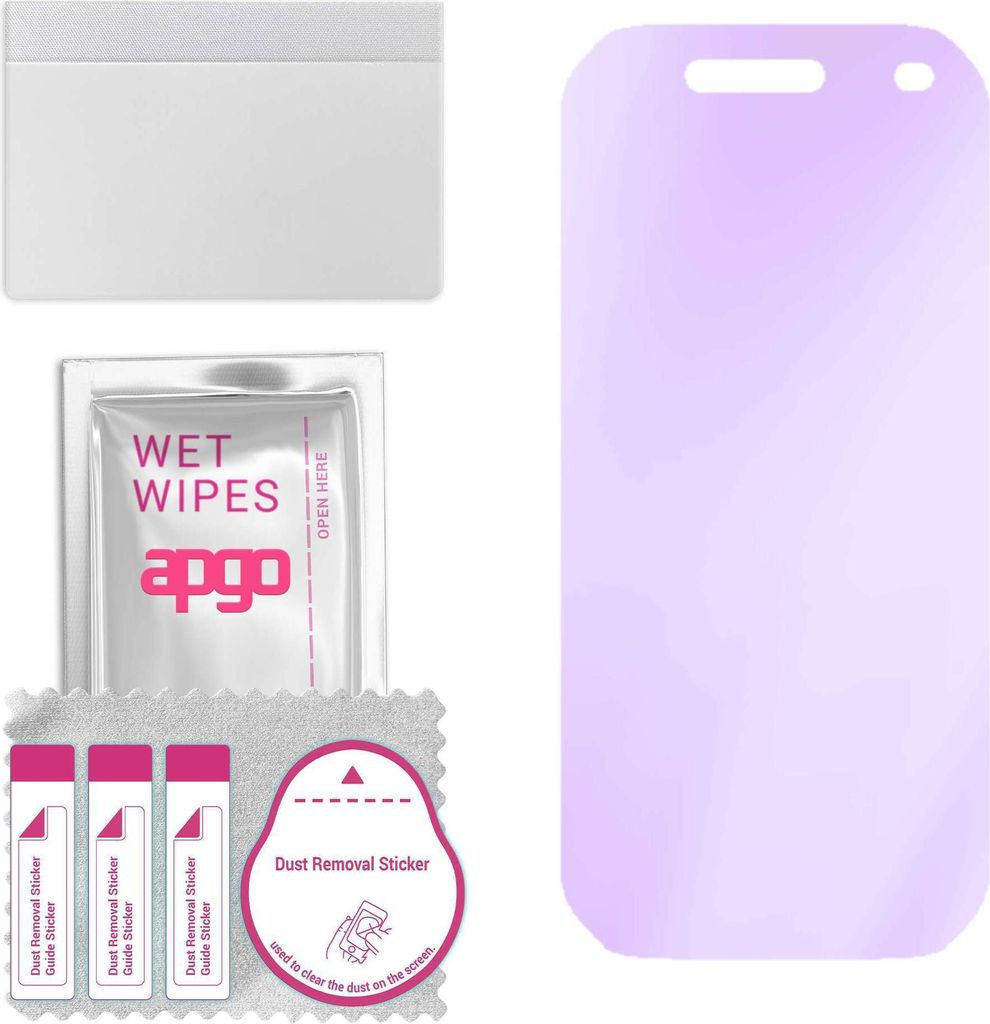 apgo Hybrid Schutzglas, kompatibel mit Cat S42 S32, Anti-Blue, 9H Härte, toller Ersatz für Hartglas, kratzfester Displayschutzglas, Displayschutz...