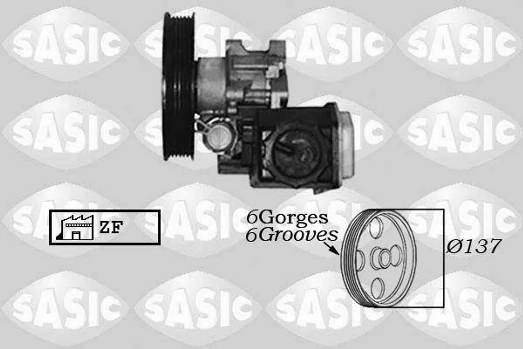 Pompe de direction assistée pour Vectra - Pièce hydraulique 7076017
