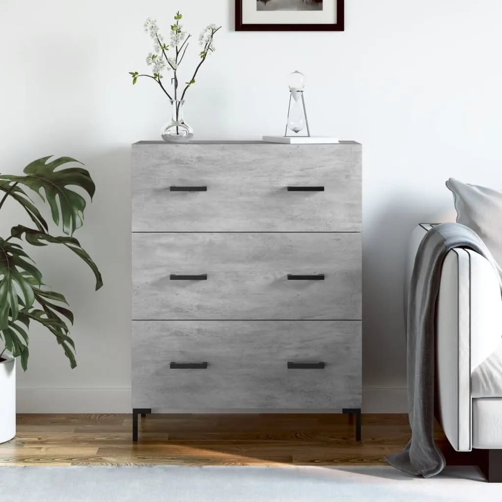 Mobile Credenza Grigio Cemento Maison Exclusive 69,5 cm | Arredo Living