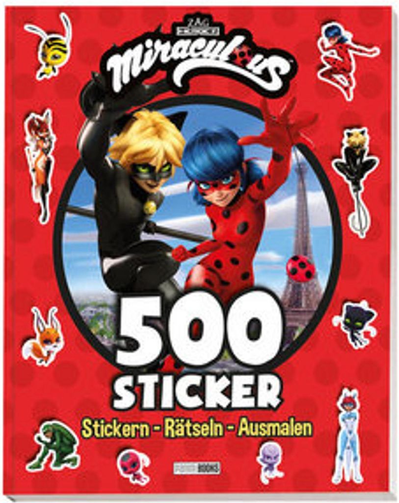 Miraculous: 500 Sticker - Stickern - Rätseln - Ausmalen Produktbild 