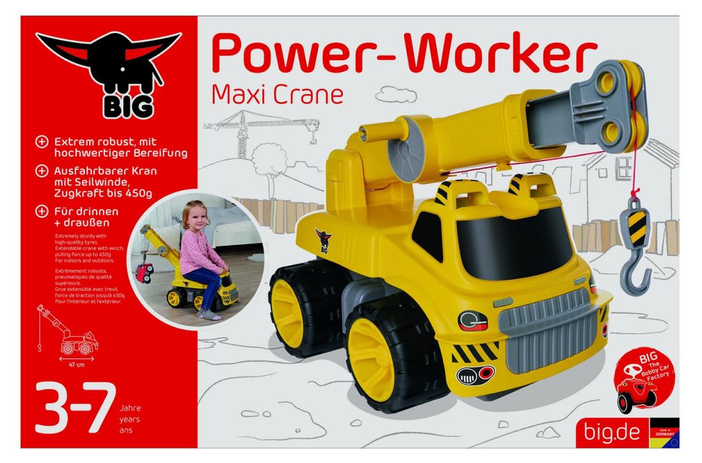 BIG Jeździk Dźwig Maxi Crane Zdjęcie produktu 