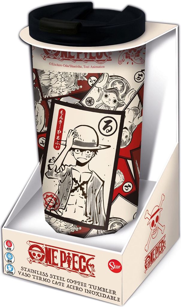 One Piece Edelstahl-Trinkbecher Cards Produktbild 