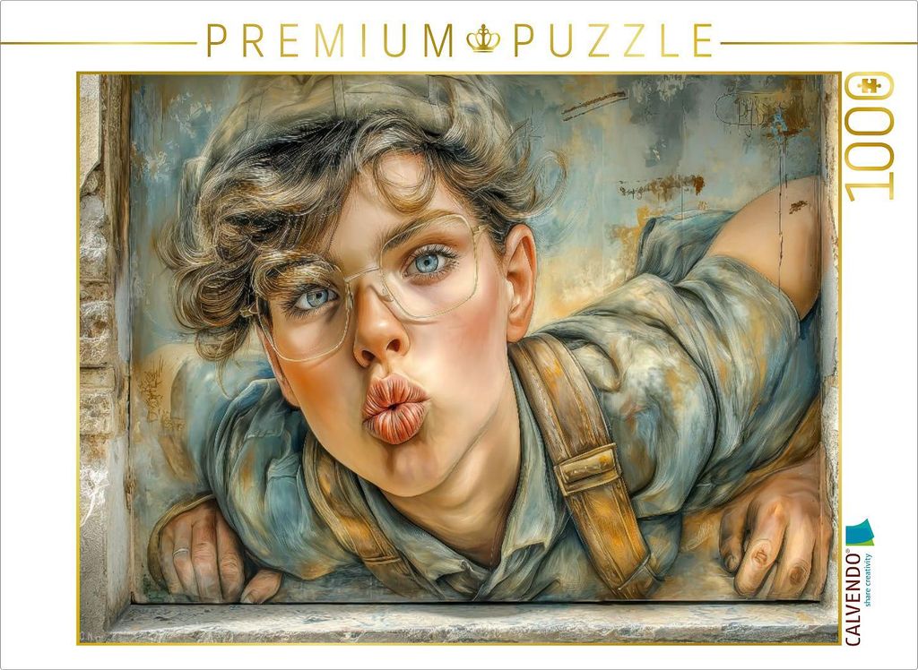 CALVENDO Puzzle Das Leben lieben | 1000 Teile Lege-Größe 64x48cm Foto-Puzzle für glückliche Stunden