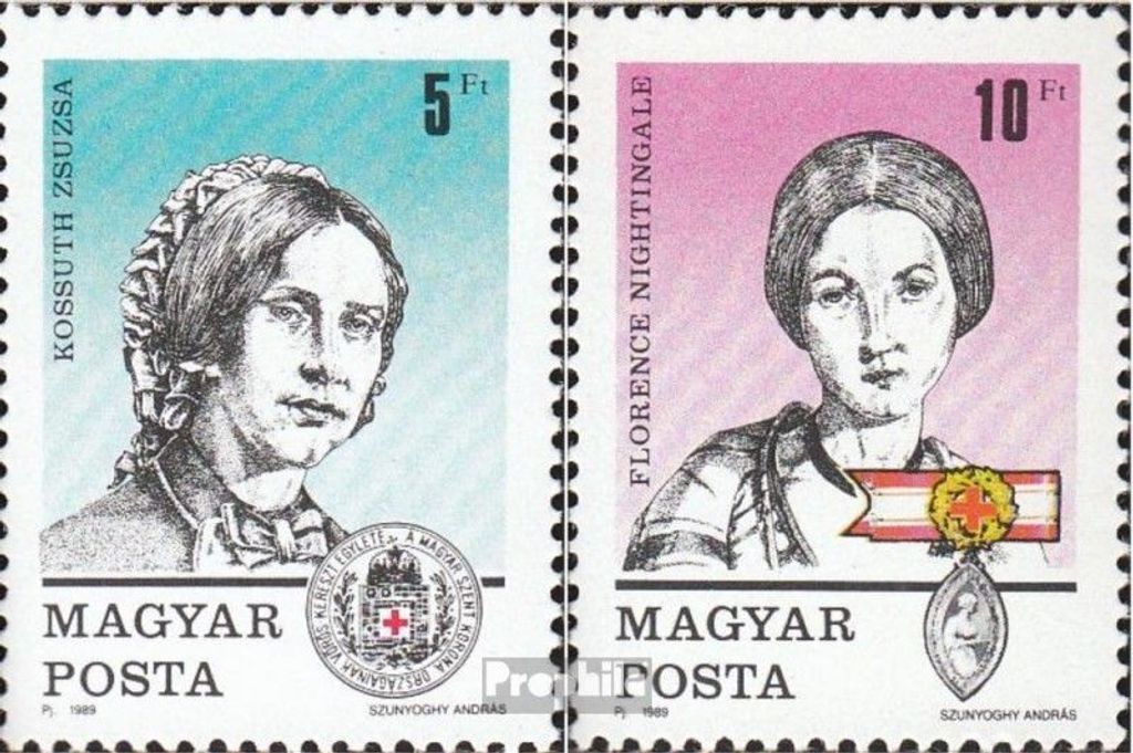 Briefmarken Ungarn 1989 Mi 4048A-4049A (kompl.Ausg.) postfrisch Tag der Briefmarke