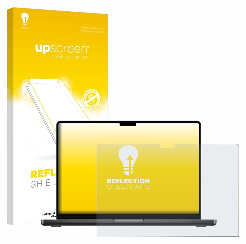 upscreen Schutzfolie für Apple MacBook Pro 16" M5 2026 Displayschutz Displayschutzfolie Folie Matt Entspiegelungsfolie