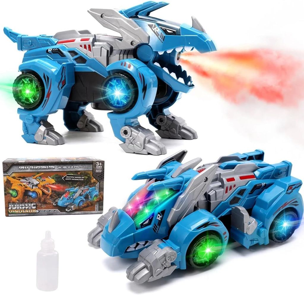 Elektrisches Dinosaurier-Auto, 2-in-1, verwandelndes Produktbild