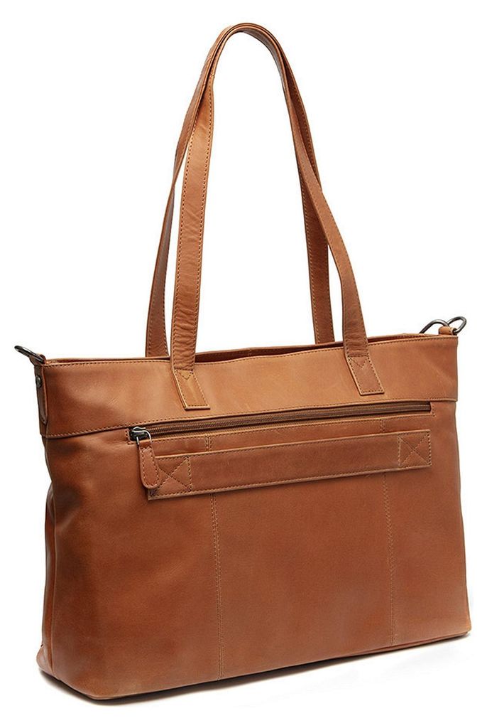 The Chesterfield Brand Laptoptasche Umhängetasche mit Laptopfach Mosel Shopper Cognac braun