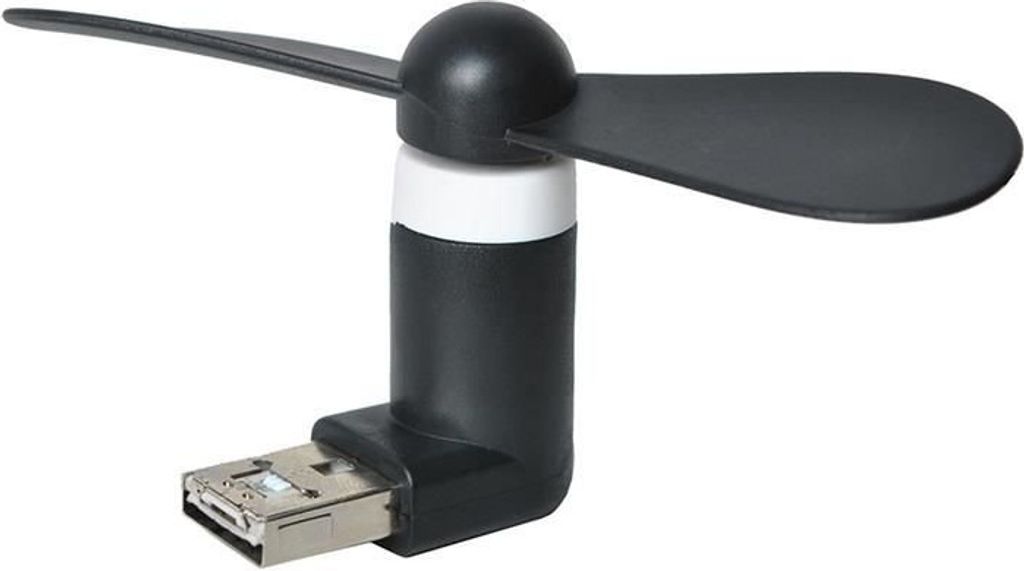 Mini větráček microUSB černá ISO 5770 Obrázek produktu 