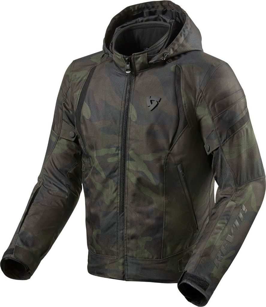 Revit Flare 2 Motorrad Textiljacke, woodland, S