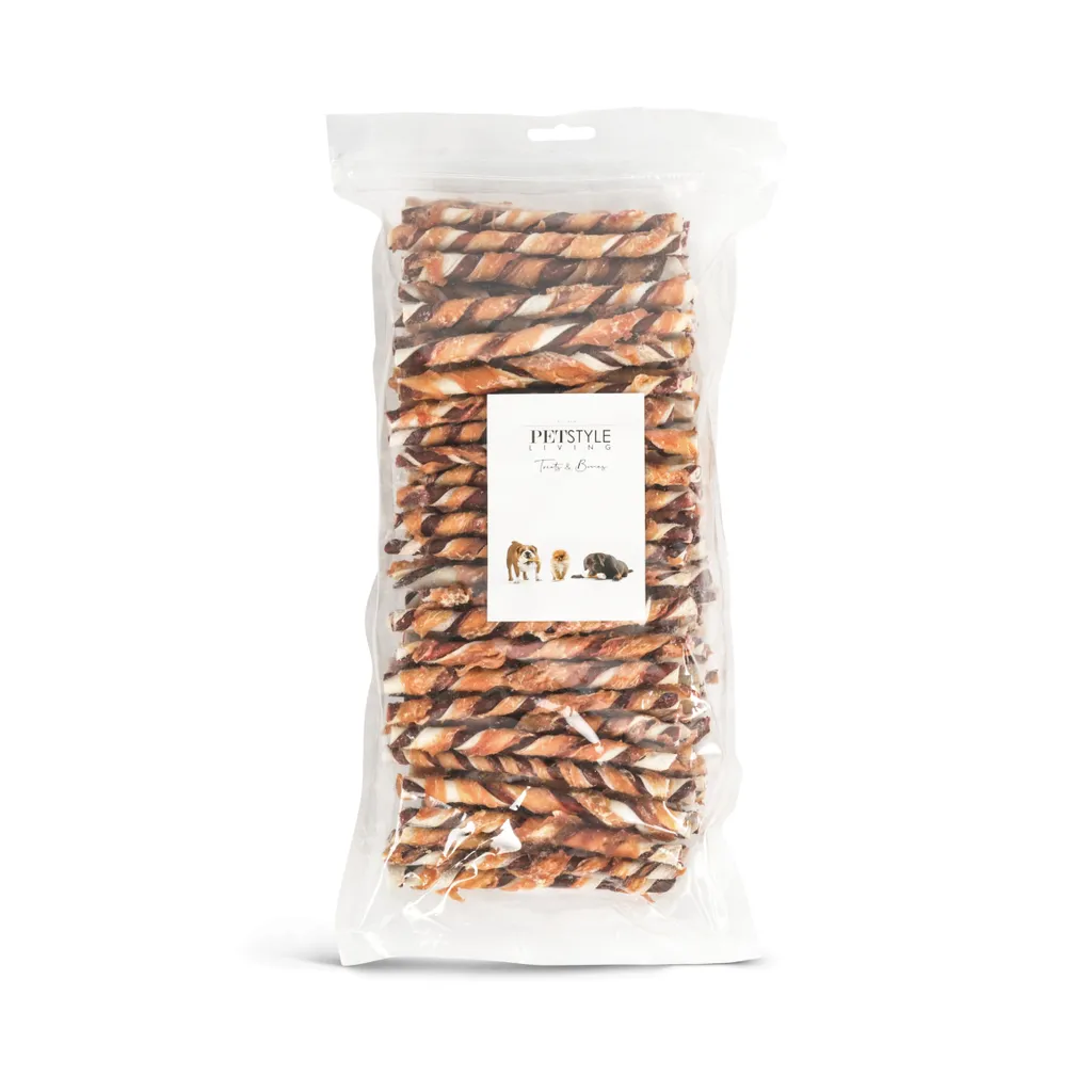 Petstyle Living Stick Cani Pollo e Manzo 100pz - Snack Masticativi Denti
