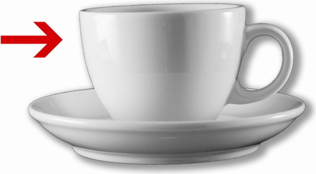 6x Cappuccino Obertasse Kaffeeservice, Kaffeebecher