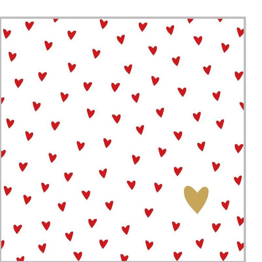 Servietten 25x25 cm - Little Hearts 25x25 cm
