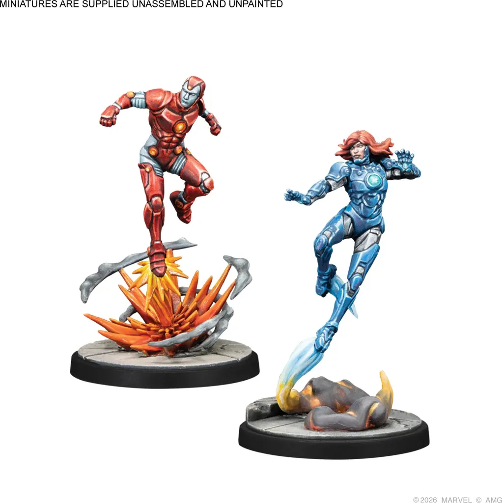 Marvel Crisis Protocol Extension Complète Figurines Iron Lad et Kang