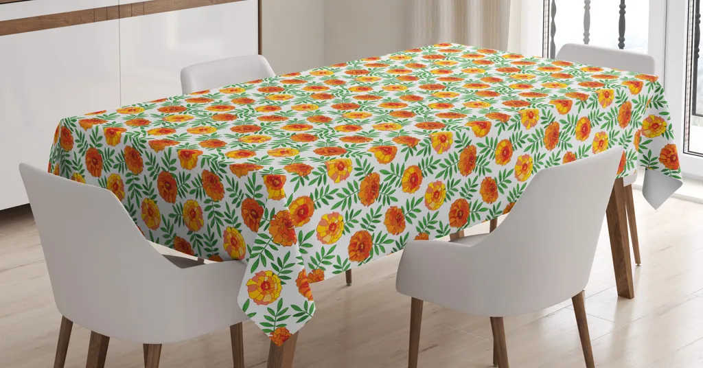 ABAKUHAUS Colorato Tovaglia Da Esterno, Fioritura Pescheti, Tovaglia Da Esterno Fioritura Pescheti Tovaglia Da Picnic Lavabile Decorativa 145 Cm X 305 Cm Multicolore