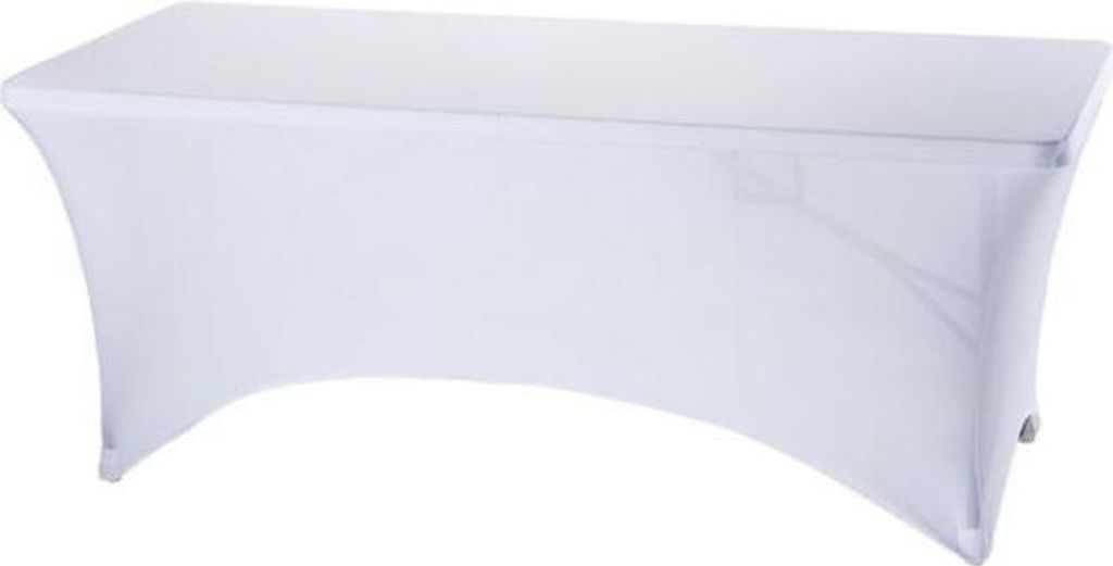 Stretchhusse f. Buffettische m. 1840x750x740mm - weiß Produktbild 