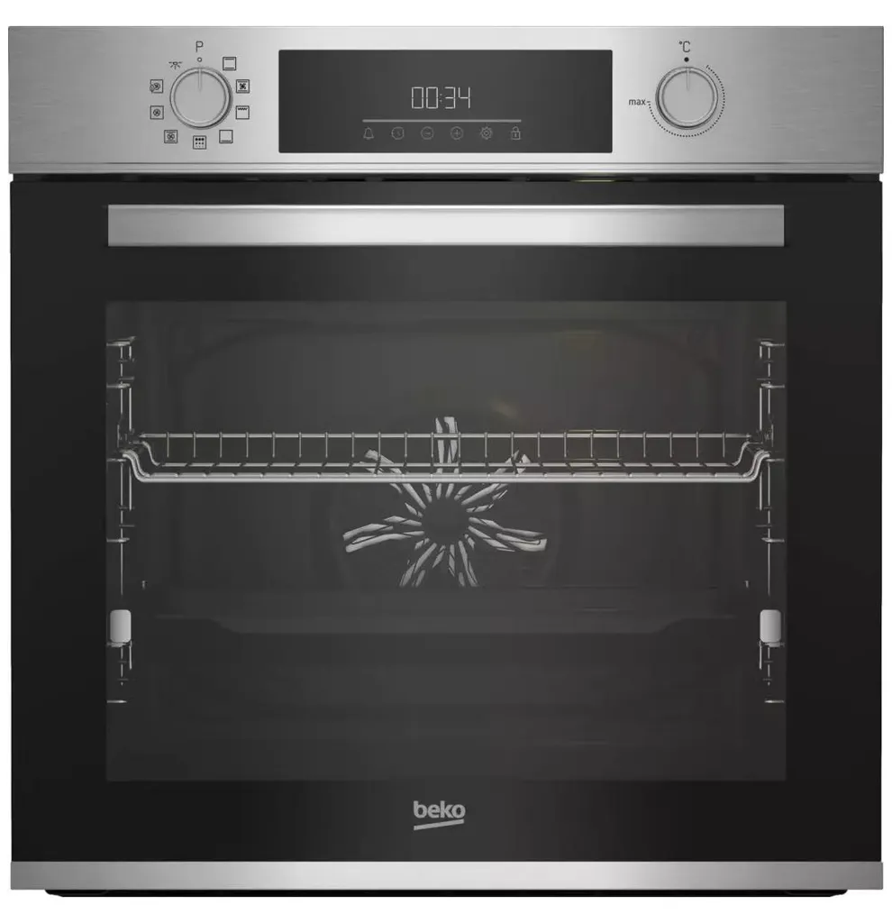 Four multifonction Beko Chaleur Pulsée 72L Inox - Cuisson Homogène