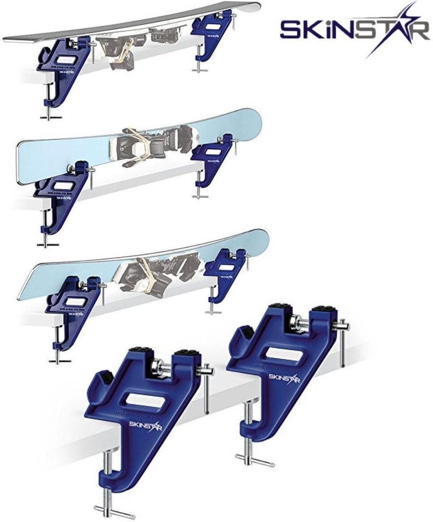SKINSTAR Snowboard Vise | Professioneller Boardspanner | Für Service & Reparatur | Made In Italy
