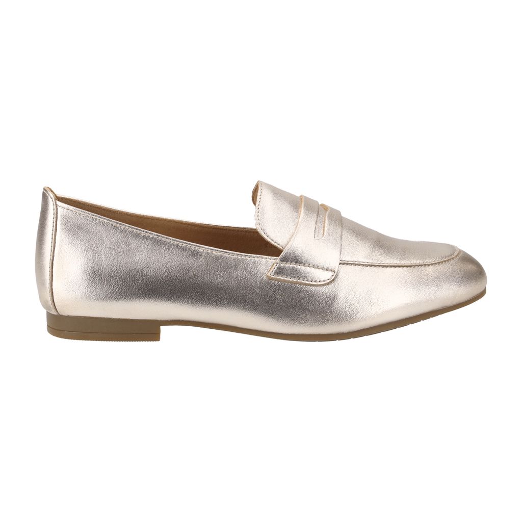 Gabor Slipper & Mokassin 5.213.62, Glattleder, Gold, Damen