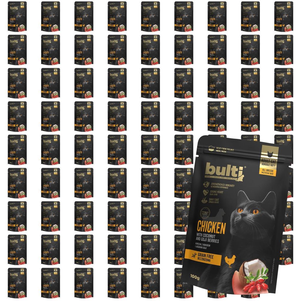 Katzenfutter - Hähnchen mit Kokos und Beeren - 8kg - Produktbild 