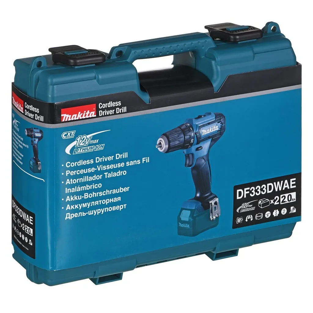Perceuse visseuse DF333DWAE Makita compacte pour accès difficiles 12V - 14