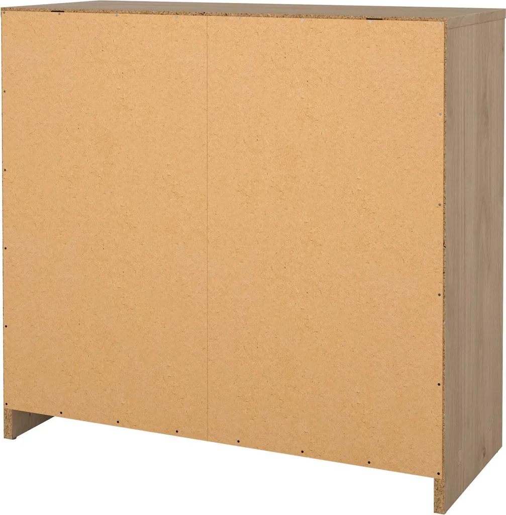 Commode Gain de Place 3 Tiroirs pour Chambre et Entrée - Chêne Marron - 9