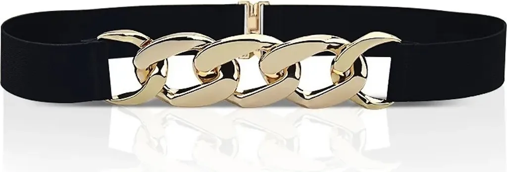Cintura Gioiello Chain Nera Oro KP29182 | Dettagli di Stile Unici