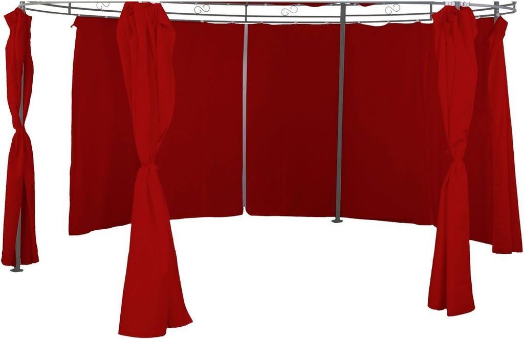 6er-Set Seitenteile für Pavillon Ø 3,5m rund Farbe wählbar Produktbild 