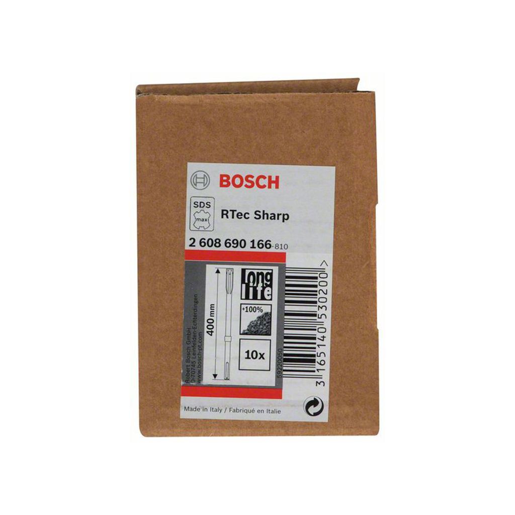 Plochý sekáč s SDS max RTec Sharp 10 kusů BOSCH 2608690166 Obrázek produktu 