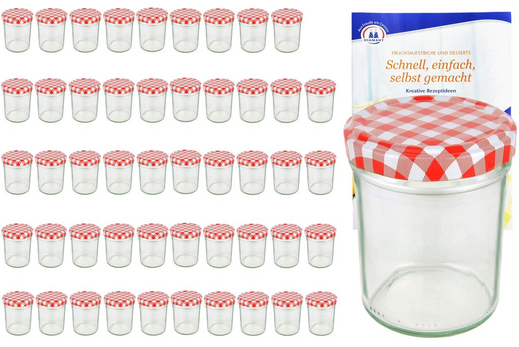 zestaw 50 szklanek 230 ml HOCH To 66 z pokrywką w czerwoną Zdjęcie produktu 