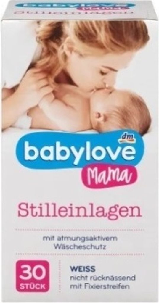 Babylove Stilleinlagen Mama, weiß, 30 Stück