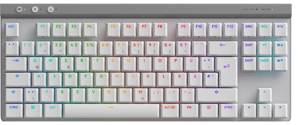 Logitech G G515 LIGHTSPEED TKL, Bezprzewodowy, RF Wireless Zdjęcie produktu 