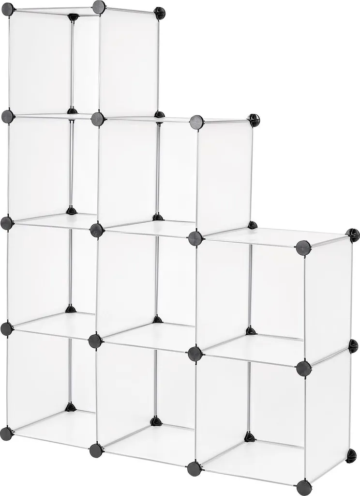 Étagère cube robuste et imperméable montage flexible 9 compartiments