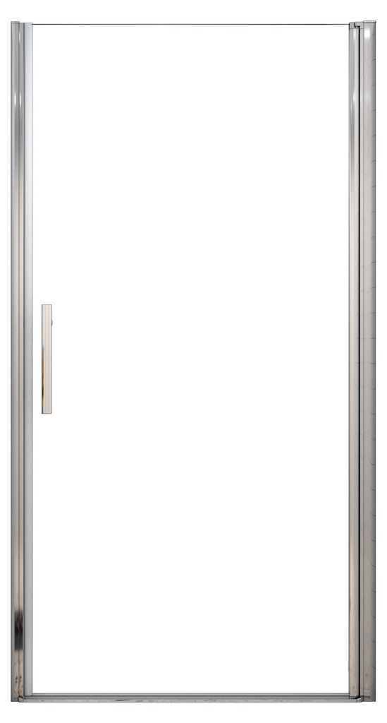 Duschspa Duschtür 76x195cm Nischentür Chrom Pendeltür 6mm Produktbild 