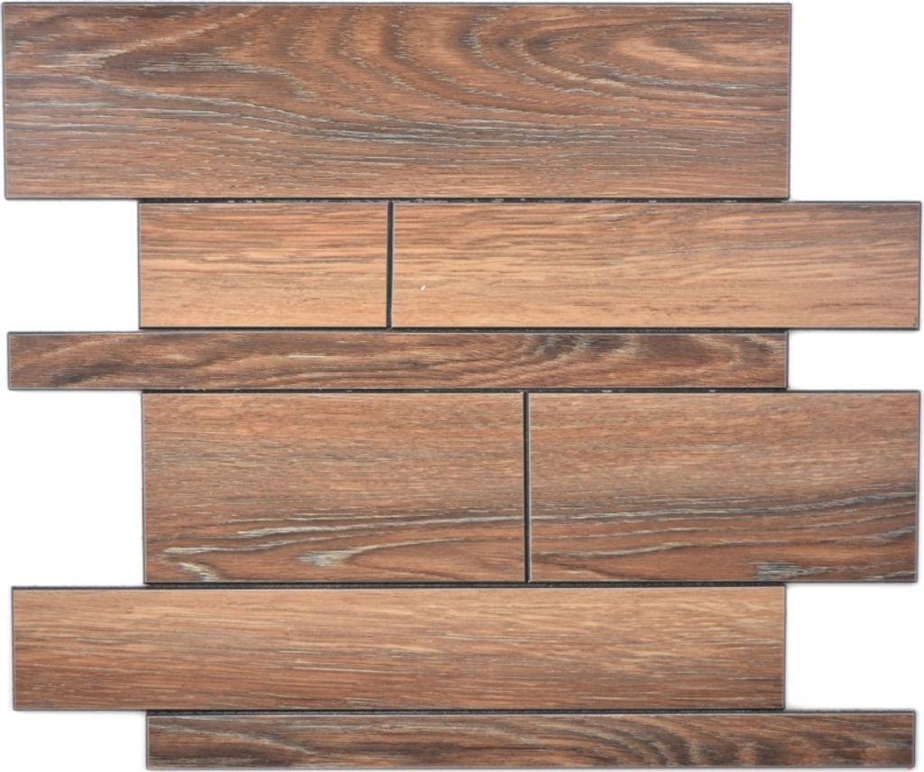 Wandpaneele selbstklebend Holzoptik braun Küchenrückwand Fliesenspiegel MOS200-51WBL_f