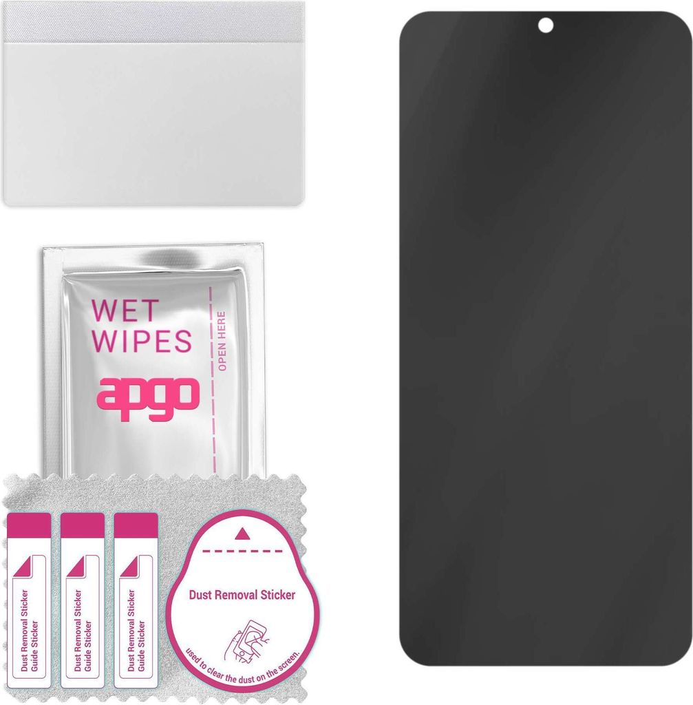 apgo Hybrid Privacy Schutzglas, Matt, kompatibel mit Infinix Note 12, Anti-Spy, toller Ersatz für Hartglas, kratzfester Displayschutzglas, Display...