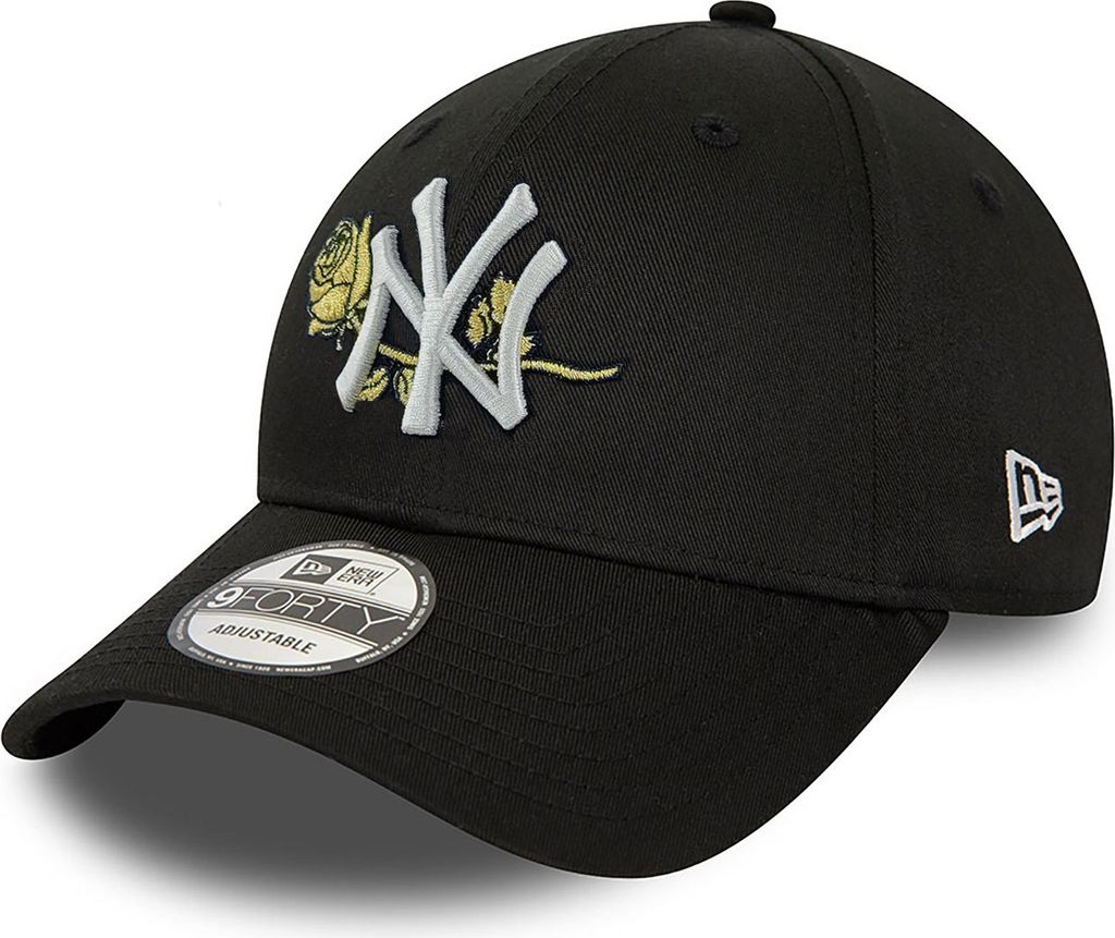 New Era 9Forty Floral Baumwolle Cap New York Yankees black