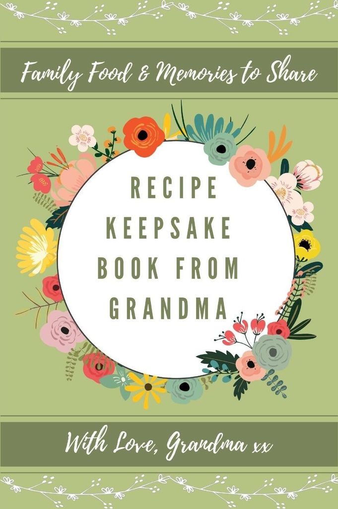 Recipe Keepsake Journal From Grandma