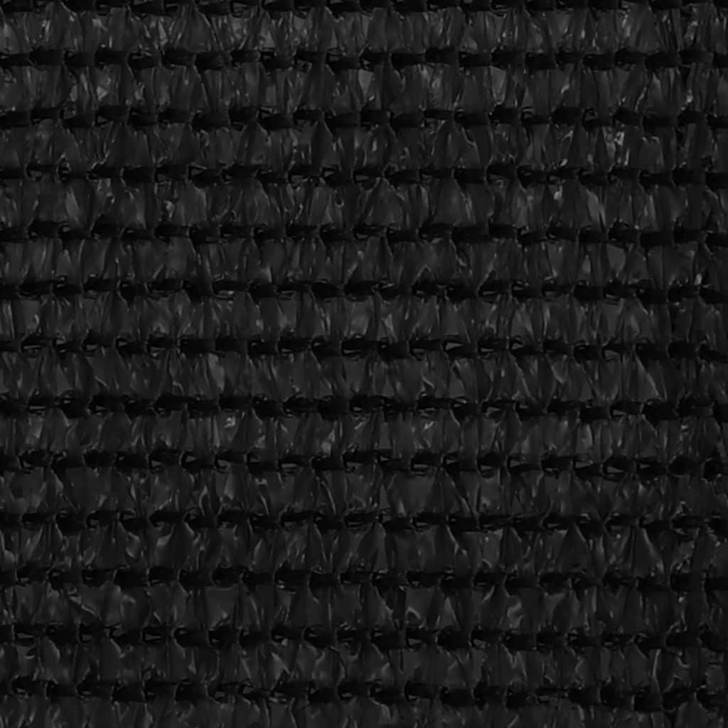 A close-up view of black mesh fabric.
