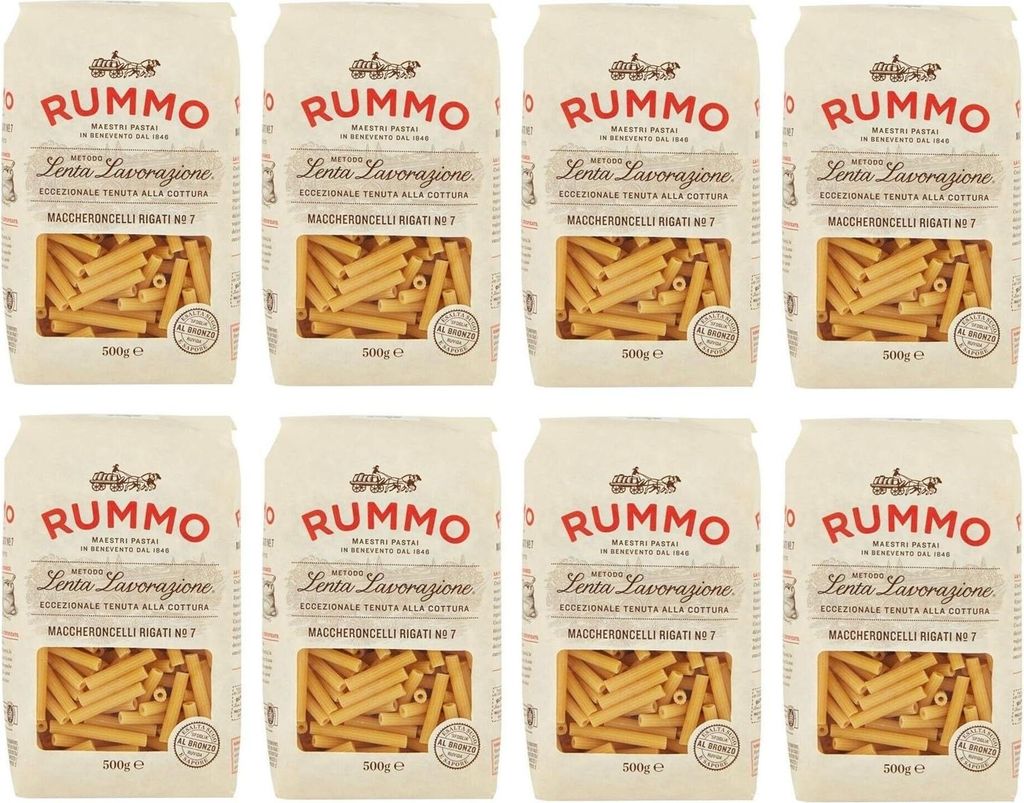 8er-Pack Rummo Pasta Maccheroncelli N°7,Italienische Nudeln Produktbild 