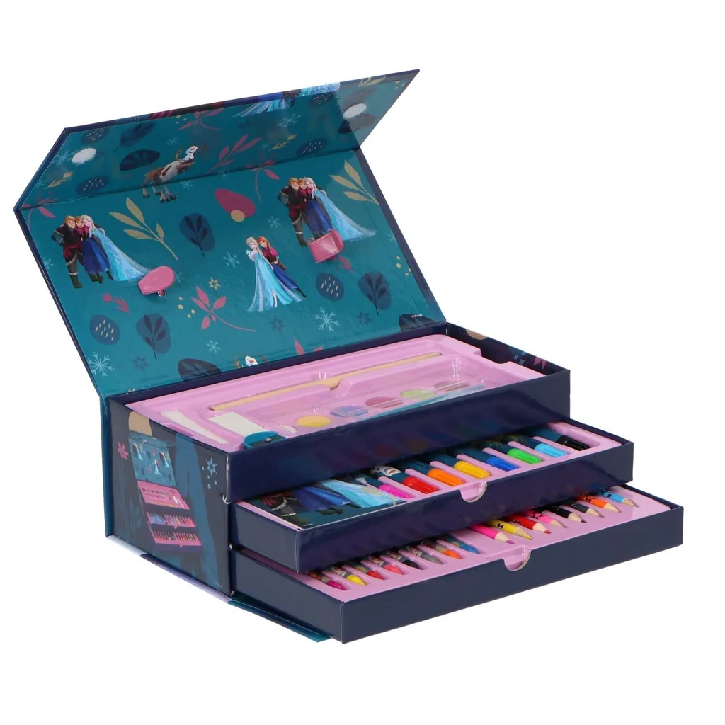 Scatola Creativa Frozen con Cassetto: Vivi la Magia di Elsa