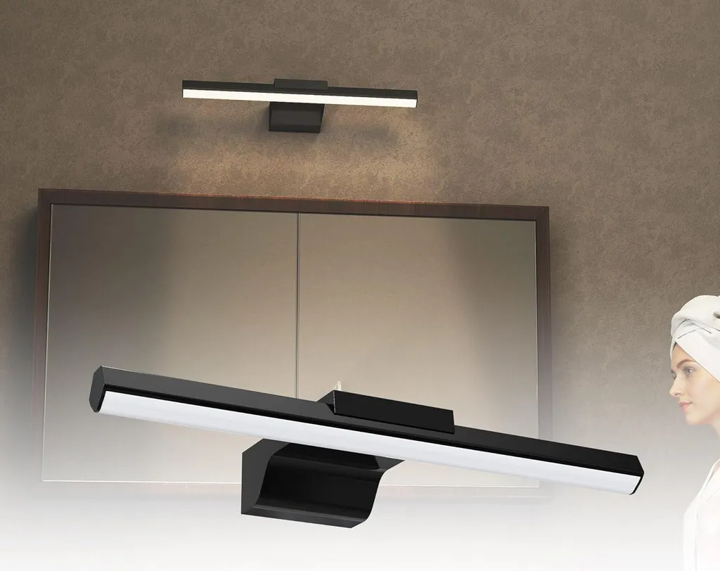 LUCE A LED PER SPECCHIO YUENFONG Bagno 10W Luce da bagno, lampada da bagno Lampada da bagno Lampada per specchio per illuminazione specchio (Tipo J02 - Bianco neutro)