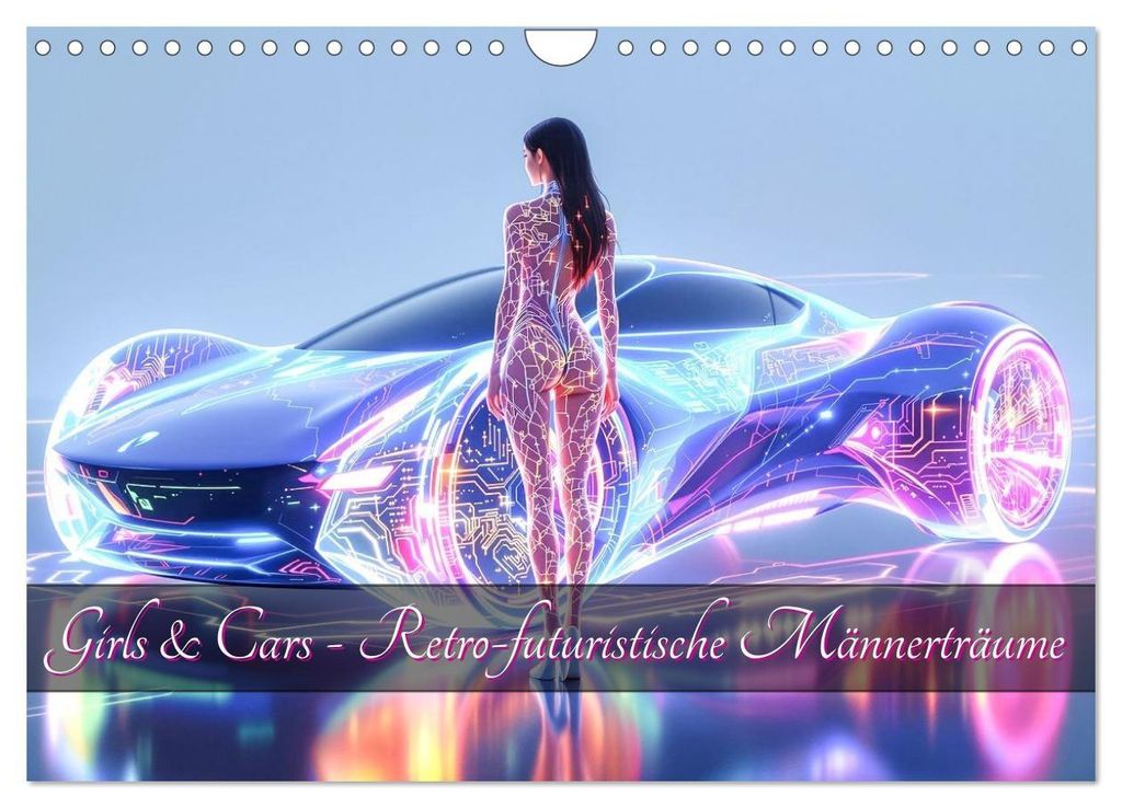 Cars & Girls (Wandkalender 2027 DIN A4 quer), CALVENDO Monatskalender