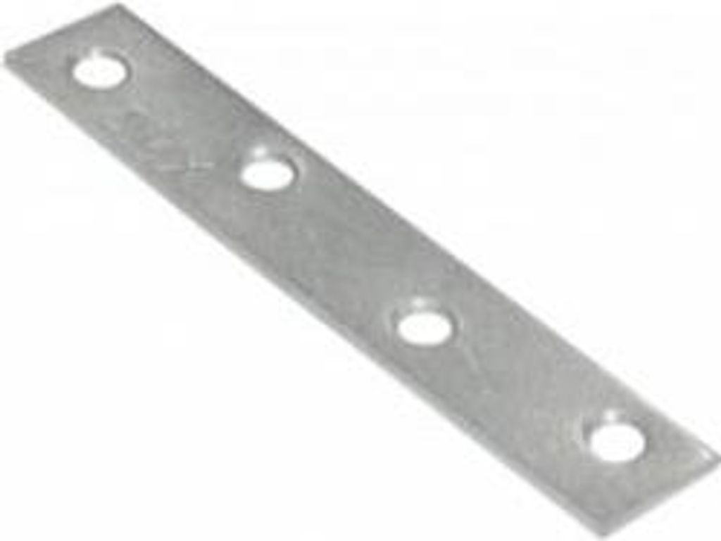 50x Flachverbinder 78x15mm verzinkt Holzverbinder Lochplatten Lochbleche