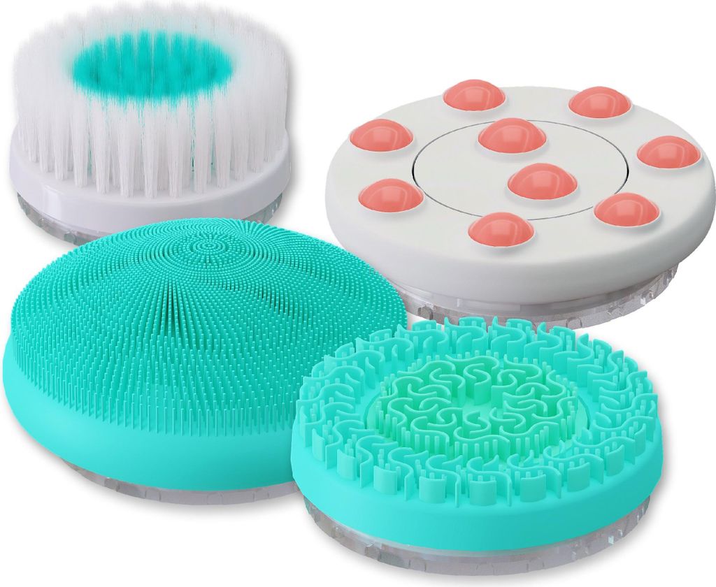 LUMINEO Professional Line Set mit 4 Bürstenköpfen für die Lumineo Pro Zahnbürste - türkisfarben 1 Packung - 4 Stück.