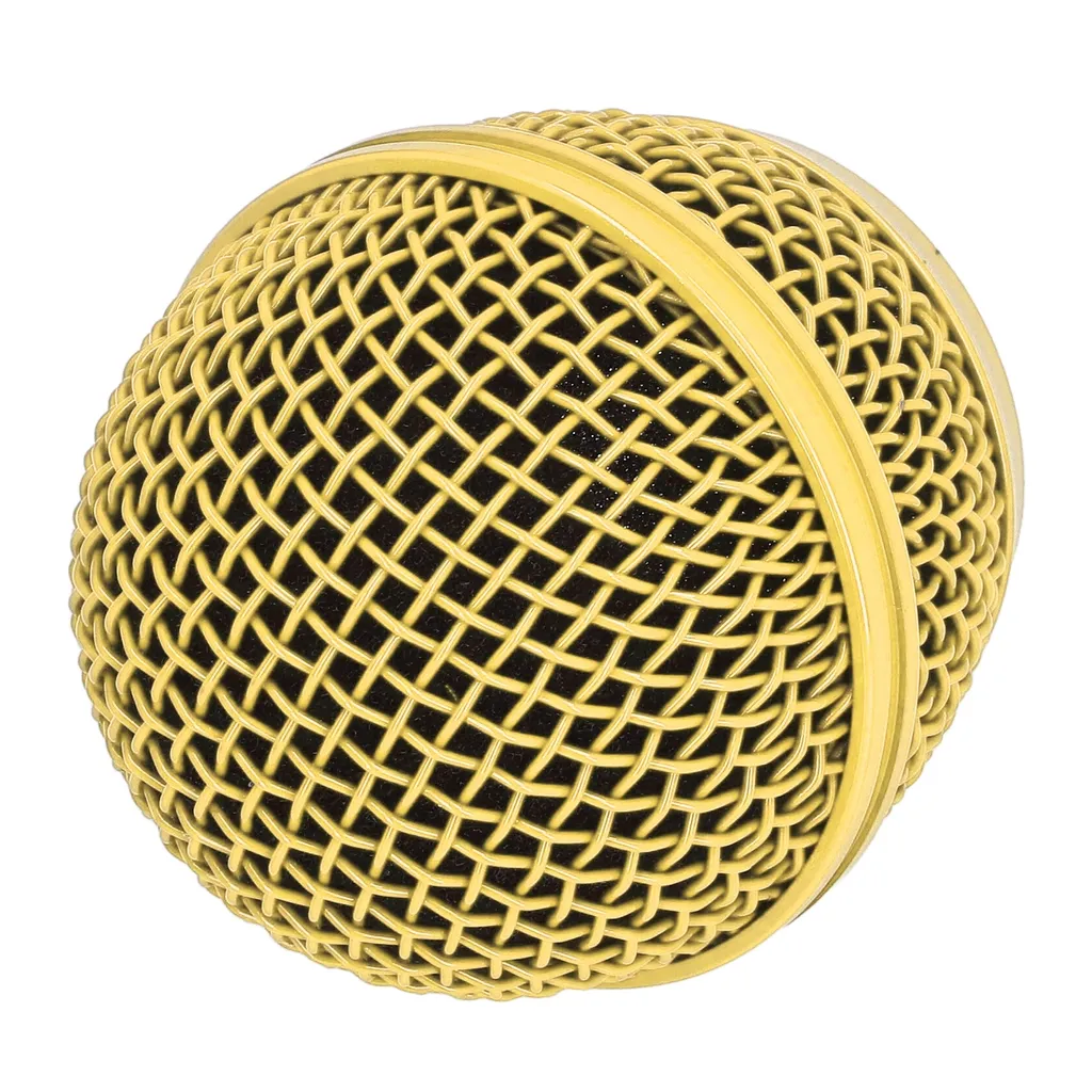 Griglia di ricambio del microfono, sostituzione della testa del microfono, testa a sfera di ricambio del microfono a griglia, testa a griglia del microfono a maglia, griglia a sfera di ricambio del microfono, griglia a maglia di ricambio per i microfoni SM58S - 2