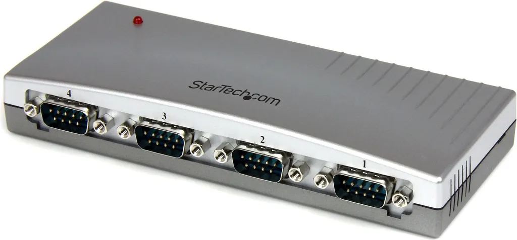 StarTech.com Ladro Seriale 4 Porte DB9 - Hub USB a RS232 per POS e Retail