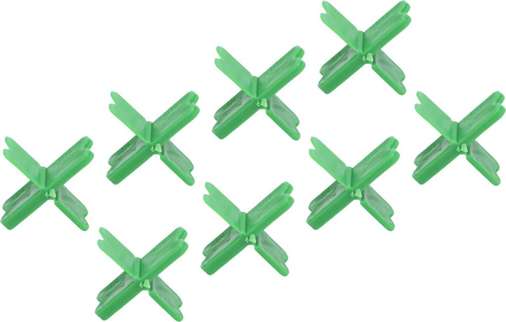 8-teiliges Deck-Abstandhalter-Set 1/16, 1/8, 3/16, 1/4 Zoll Dicke, grüne Farbe, multifunktionale Deck-Board-Abstandhalter