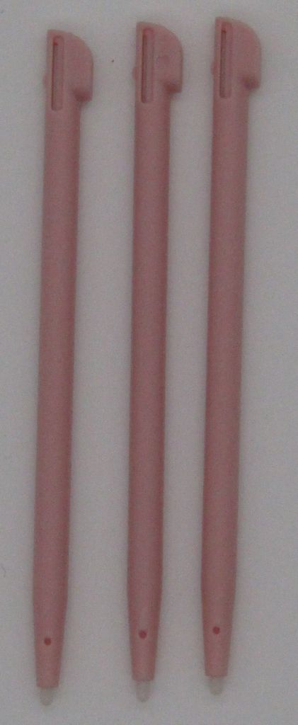 Ersatzstifte für Nintendo DSi XL 2DS 3DS XL NEU Touch Pen Stylus Drittanbieter Eingabestifte 3x Rosa / Pink