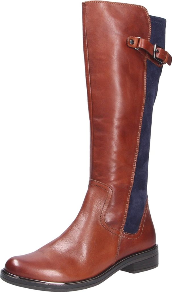Caprice Damen Schaftstiefel ungefüttert braun Gr. 41/2