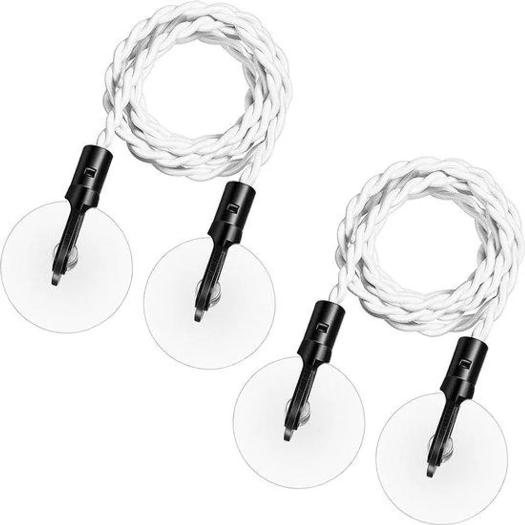 Étendoir à linge portable rétractable blanc avec ventouses de voyage